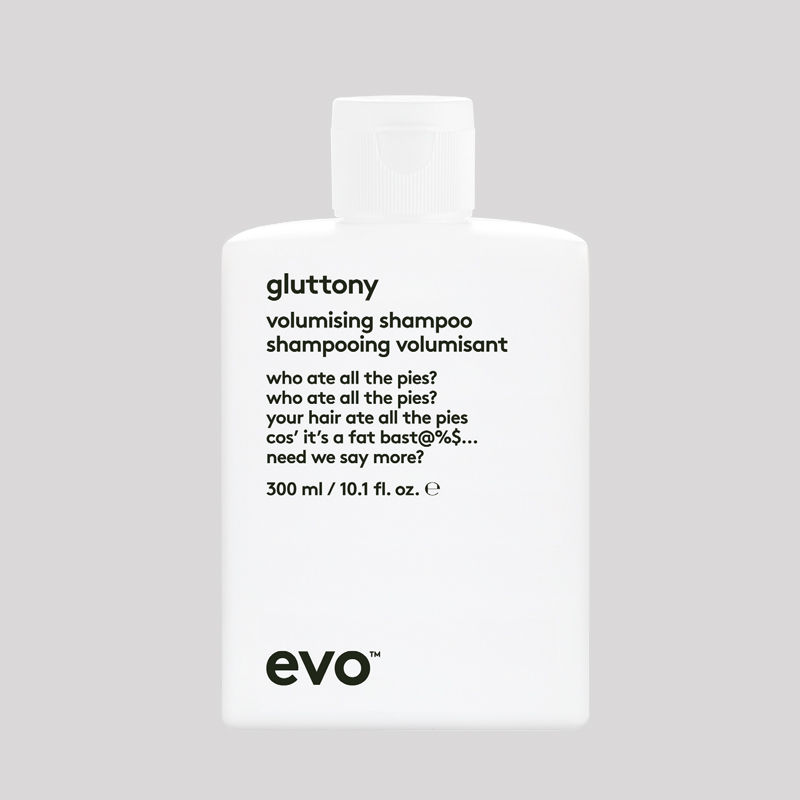 Champú voluminizador Evo Gluttony 300ml.
