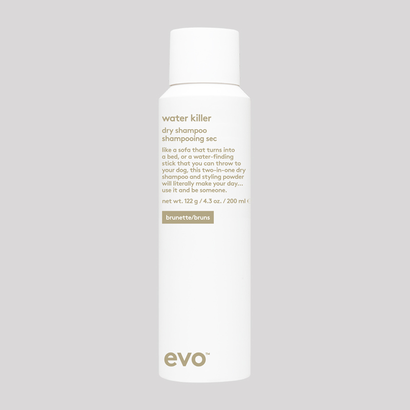 Champú seco piel morena EVO Water Killer - 200ml.